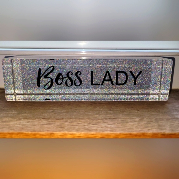 Boss Lady Desk Plaque - Picture 3 of 16